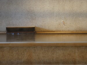 Close-up of a hot spring in Akiu Onsen in Northern Japan.